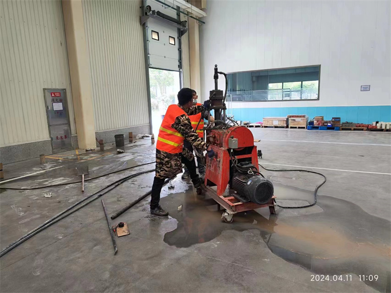 西畴厂房地面下沉塌陷注浆加固施工